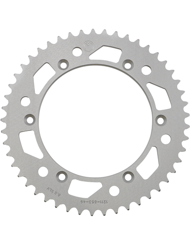 Yam 49T Silv Moose Racing Hp Aluminum rear sprocket 1211-853-49-11