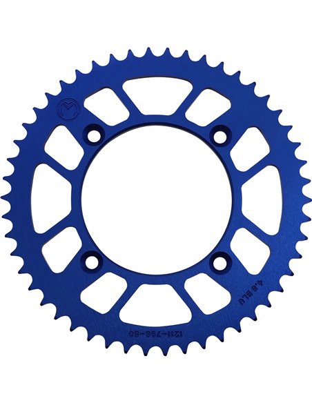 Yam 50T Blue Moose Racing Aluminum Cremalheira Hp 1211-798-50-12