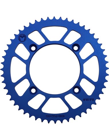 Yam 52T Blue Moose Racing Aluminum rear sprocket Hp 1211-798-52-12