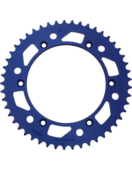 Corona de aluminio Yam 49T Blue Moose Racing Hp 1211-853-49-12