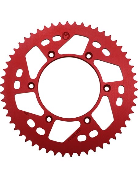 Aluminum rear sprocket Hon 54T Red Moose Racing Hp 1211-210-54-13