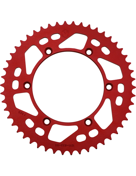 Couronne aluminium Husq 50T Red Moose Racing Hp 1211-822-50-13