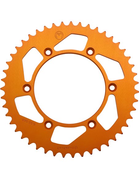 Couronne aluminium Ktm 47T Orng Moose Racing Hp 1211-897-47-14