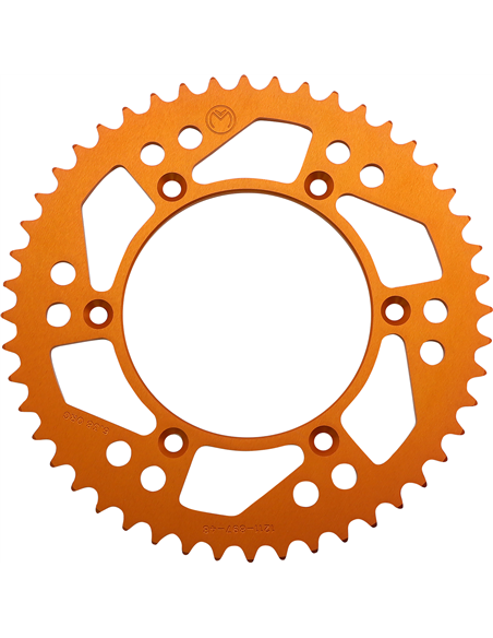 Cremalheira de alumínio Ktm 48T Orng Moose Racing HP 1211-897-48-14