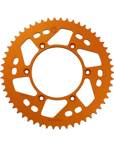 Cremalheira de alumínio Ktm 54T Orng Moose Racing HP 1211-897-54-14