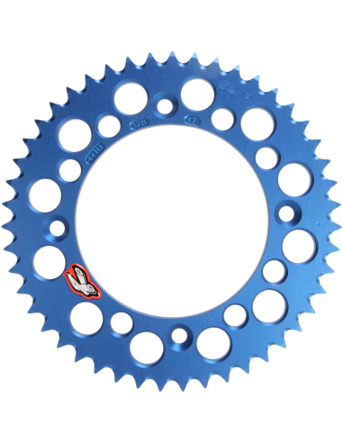 Rear sprocket Renthal R 428 47 teeth Bl Ul Sc 441U-428-47GPBU