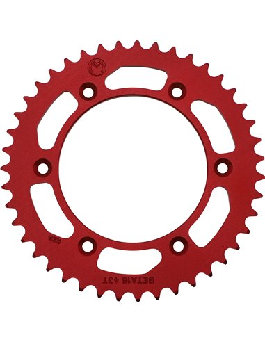 Aluminum rear sprocket Beta 43T Red Moose Racing Hp 1211-Bet-43-13