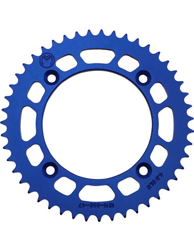 Cremalheira de alumínio Ktm 47T Blue Moose Racing HP 1211-895-47-12