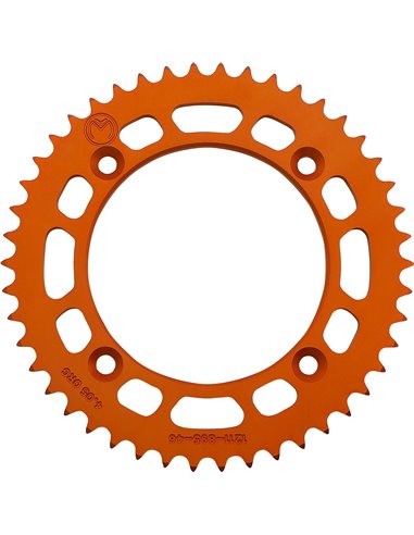 Aluminum rear sprocket Ktm 46T Orng Moose Racing Hp 1211-895-46-14