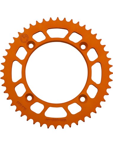 Couronne aluminium Ktm 48T Orng Moose Racing Hp 1211-895-48-14