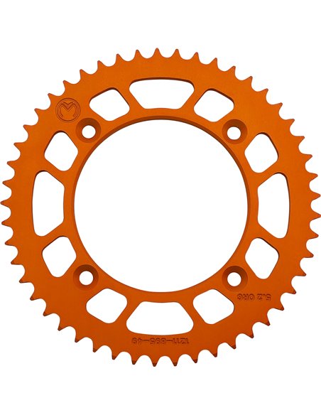 Corona d'alumini Ktm 49T Orng Moose Racing Hp 1211-895-49-14