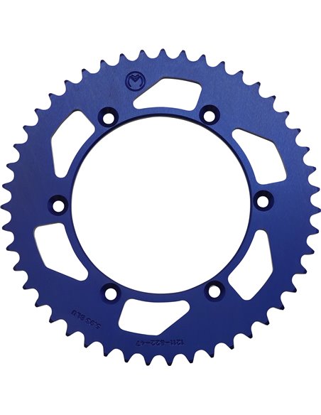 Couronne en aluminium Hus 47T Blue Moose Racing Hp 1211-822-47-12