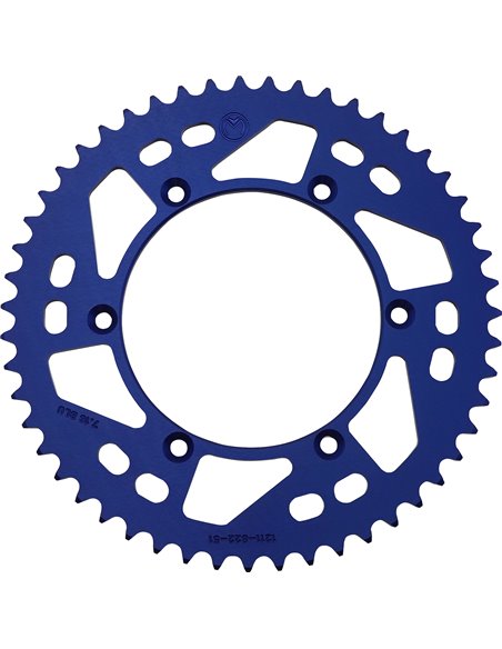 Couronne en aluminium Hus 51T Blue Moose Racing Hp 1211-822-51-12