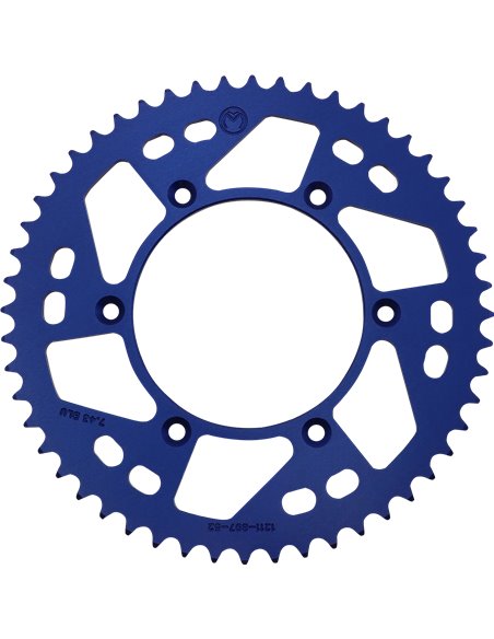 Cremalheira de alumínio Ktm 52T Blue Moose Racing HP 1211-897-52-12