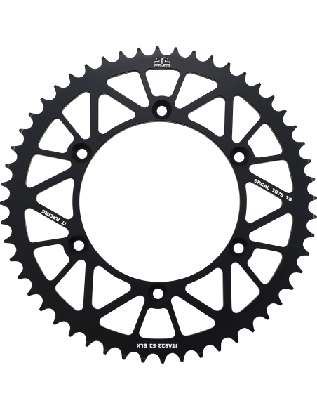 Rear sprocket JTA822.52BLK RL 52T 520 BLK