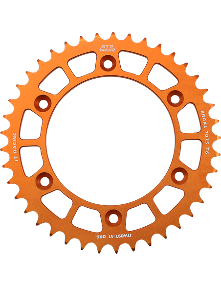 Cremalheira JT SPROCKETS RL 41 dentes HUS/KTM laranja JTA897.41ORG