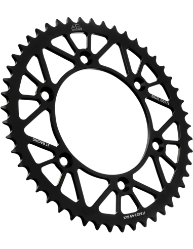 Rear sprocket JTA897.49BLK SPRKT RL 49T HUS / KTM BLK