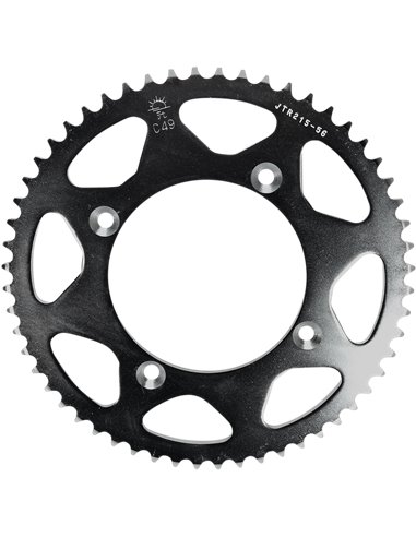 Rear sprocket JTR215.56 56 teeth 420 PITCH NATURAL STEEL