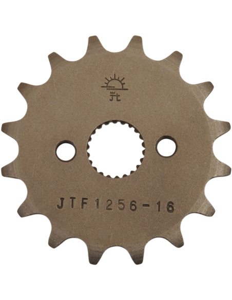 Front drive sprocket JTF1256.16 16 teeth 420 PITCH NATURAL STEEL