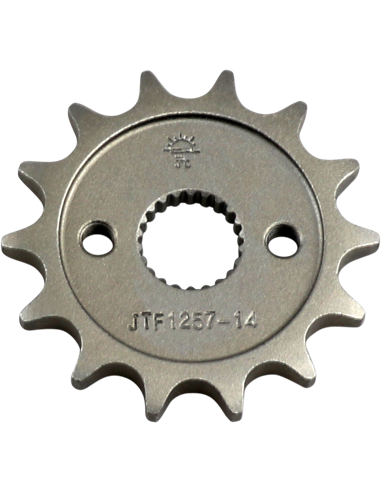 Front drive sprocket JTF1257.14 14 teeth 428 PITCH NATURAL STEEL