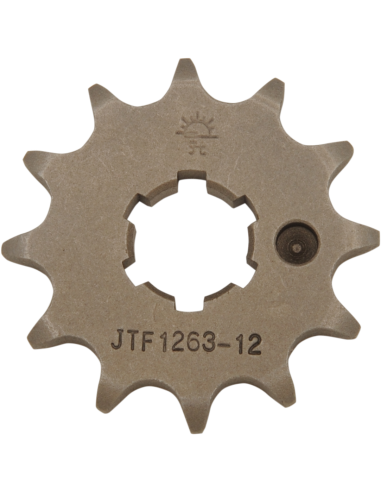 Front drive sprocket JTF1263.12 12 teeth 428 PITCH NATURAL STEEL