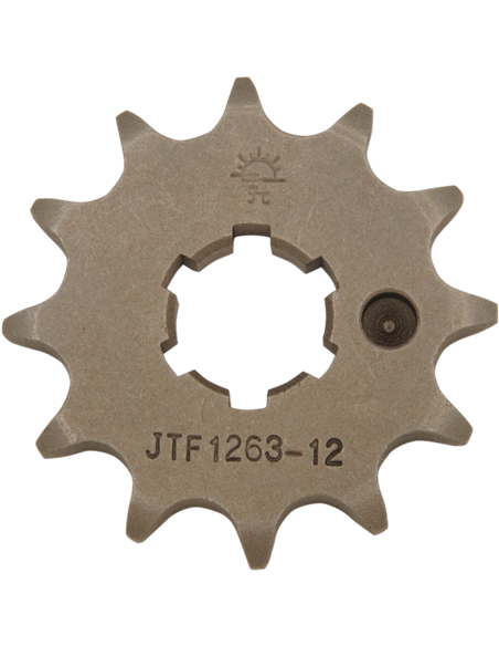 Front drive sprocket JTF1263.12 12 teeth 428 PITCH NATURAL STEEL