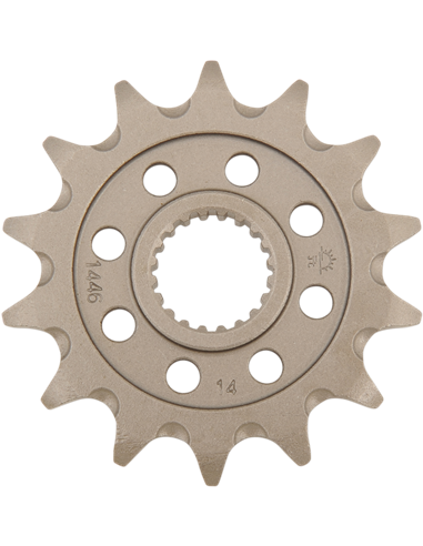 Front drive sprocket JTF1446.14SC SELF CLEANING 14 teeth 520 PITCH NATURAL STEEL