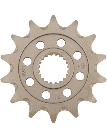 Piñón d'atac JTF1446.14SC SELF CLEANING 14 dents 520 PITCH NATURAL STEEL