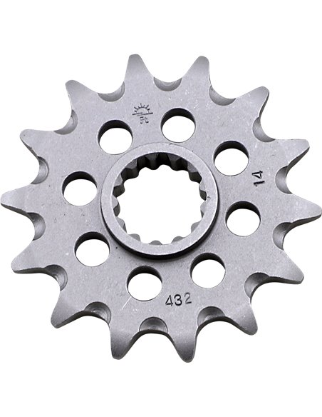Pignon JTF432.14SC SELF CLEANING 14 dents 520 PITCH NATURAL STEEL