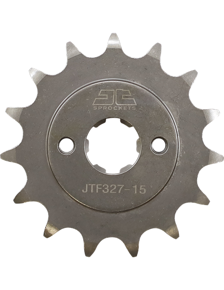 Front drive sprocket JTF327.15 15 teeth 520 PITCH NATURAL STEEL