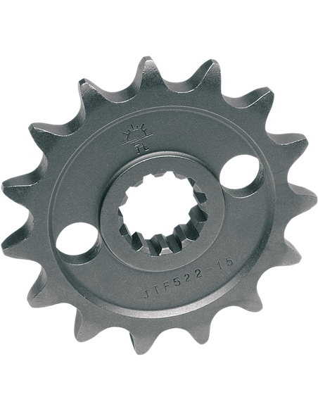 Front drive sprocket JTF558.17 17 teeth 428 PITCH NATURAL STEEL