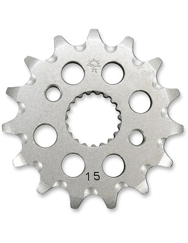 Front drive sprocket JTF1310.15SC SELF CLEANING 15 teeth 420 PITCH NATURAL STEEL