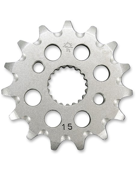Front drive sprocket JTF1310.15SC SELF CLEANING 15 teeth 420 PITCH NATURAL STEEL