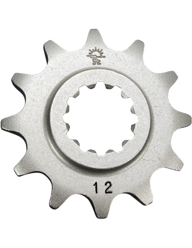 Front drive sprocket JTF1906.12 12 teeth 420 PITCH NATURAL STEEL