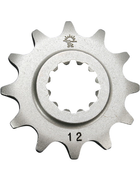 Front drive sprocket JTF1906.12 12 teeth 420 PITCH NATURAL STEEL