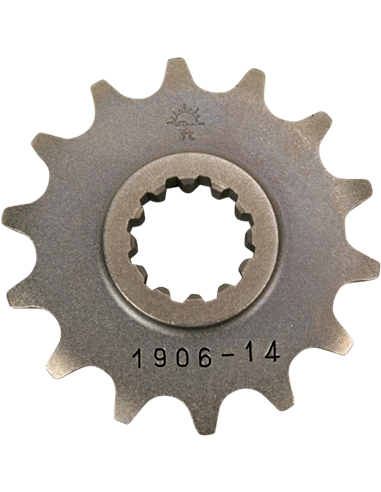 Front drive sprocket JTF1906.14 14 teeth 420 PITCH NATURAL STEEL