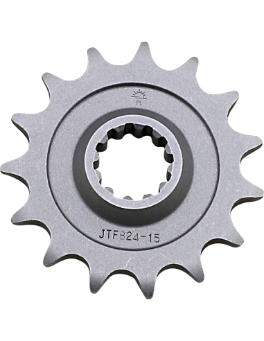 Front drive sprocket JTF824.15 15 teeth 520 PITCH NATURAL STEEL