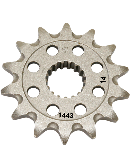 Front drive sprocket JTF1443.14SC SELF CLEANING 14 teeth 520 PITCH NATURAL CHROMOLY STEEL