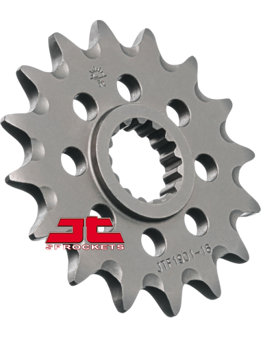 Front drive sprocket JTF1901.16SC SELF CLEANING 16 teeth 520 PITCH NATURAL SCM420 CHROMOLY STEEL ALLOY