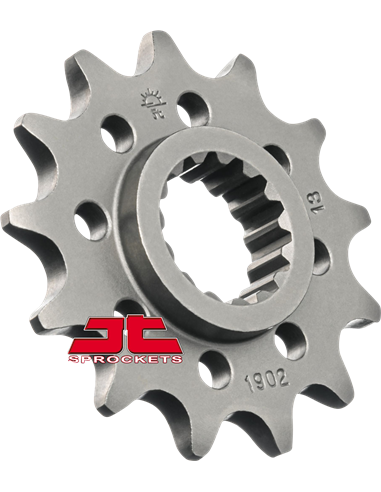 Front drive sprocket JTF1902.13 13 teeth 520 PITCH NATURAL SCM420 CHROMOLY STEEL ALLOY