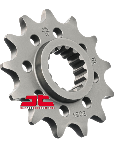 Piñón d'atac JTF1902.13 13 dents 520 PITCH NATURAL SCM420 chromoly STEEL ALLOY