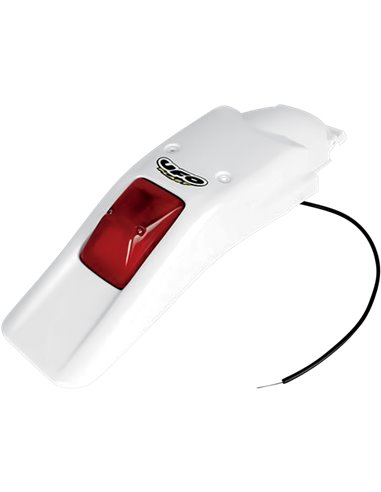 Guardabarros trasero enduro W- Stop-Taillight Honda Xr250-400R blanco Ho03611-041 UFO-Plast