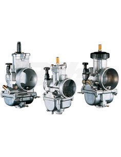 Cloche de carburateur Keihin PWK28 chromée KEA118 KEP42 46-JJH vis de ralenti gauche