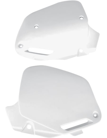 Caches latéraux Honda Cr125-250-500 blanc Ho02626-041 UFO-Plast