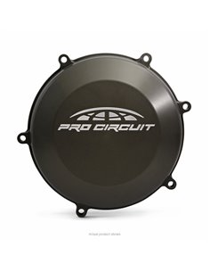 Capa de embreagem Pro Circuit para Kawasaki KX450F: alumínio, preto CCK16450
