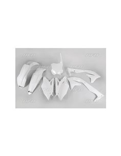 Complete plastic kit UFO-Plast Kawasaki color white KAKIT226-047