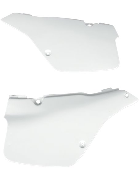 Side covers Suzuki Rm125 white Su02906-041 UFO-Plast
