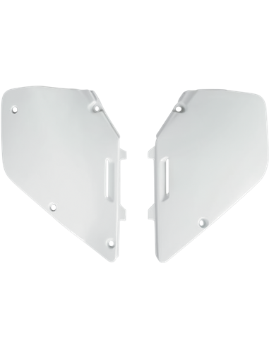 Tapas laterales Suzuki Rm125-250 blanco Su02959-041 UFO-Plast