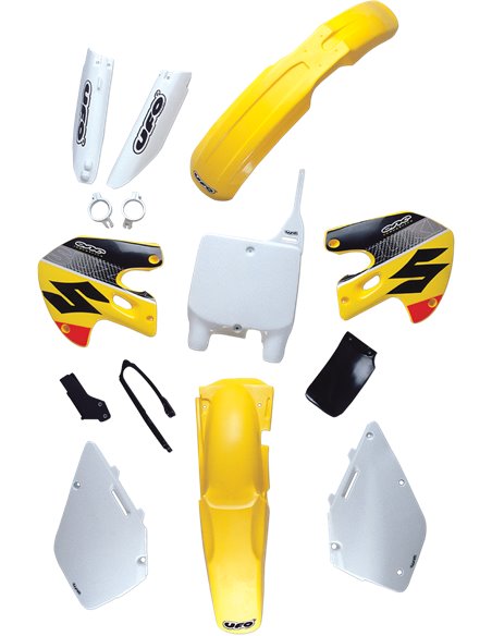 Caches latéraux Suzuki Rm125-250 Rm-jaune Su02959-101 UFO-Plast