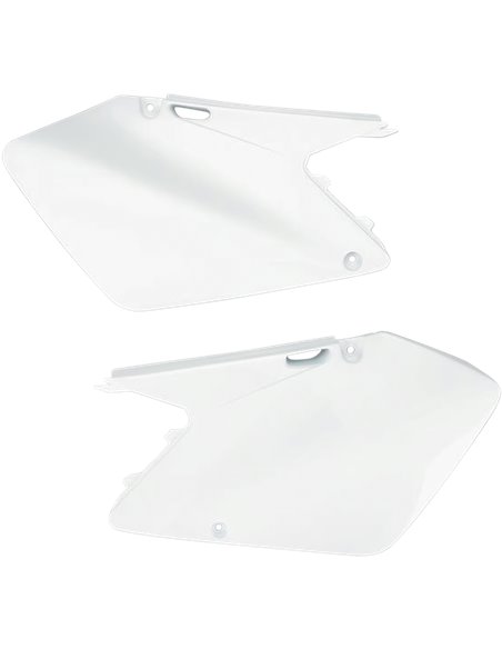 Tampas laterais Suzuki Rm125-250 branco Su03996-041 UFO-Plast